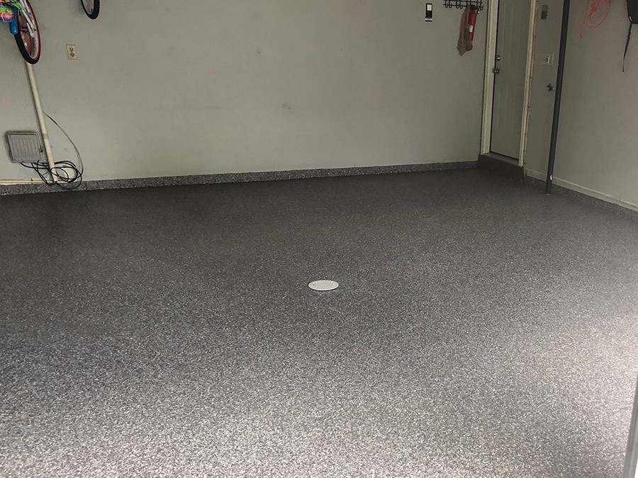 After Repair Garage Floor Surface