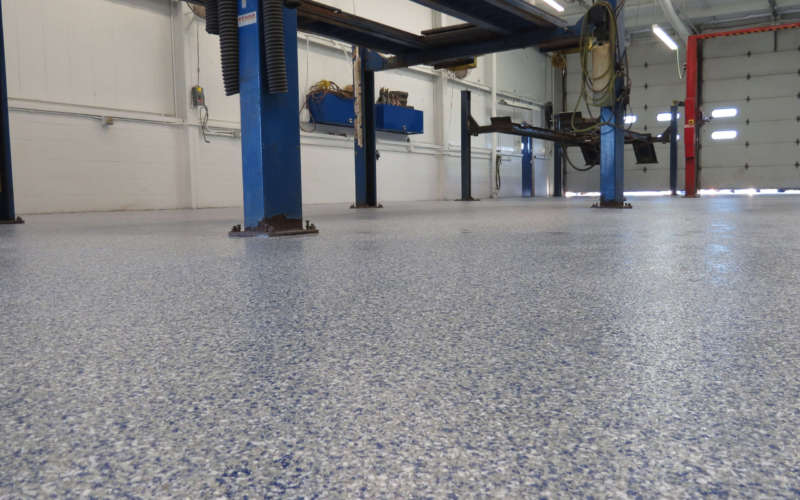 Industrial Broadcast Chips Floor - Floors in a day