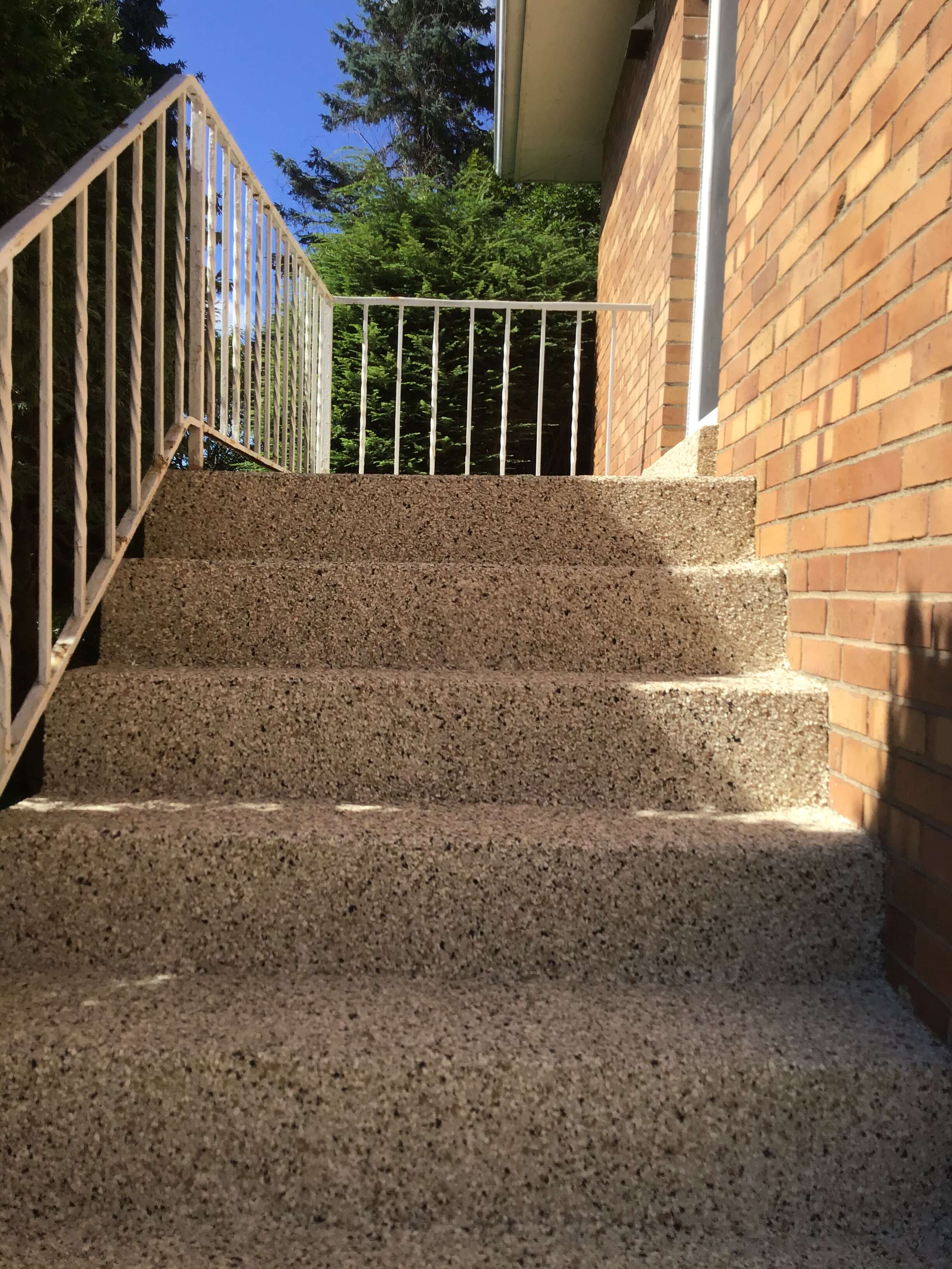 Garage Floor residential stairs